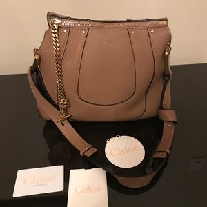 Chloe Hayley handbag nut color
